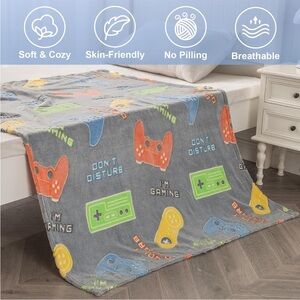 1- Glow in The Dark Soft Throw 50"x60" (3 prints Available)